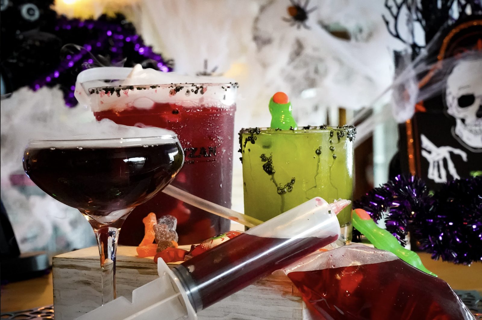 Spooky signature cocktails at Harry's Boo Bar